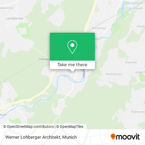 Werner Lohberger Architekt map