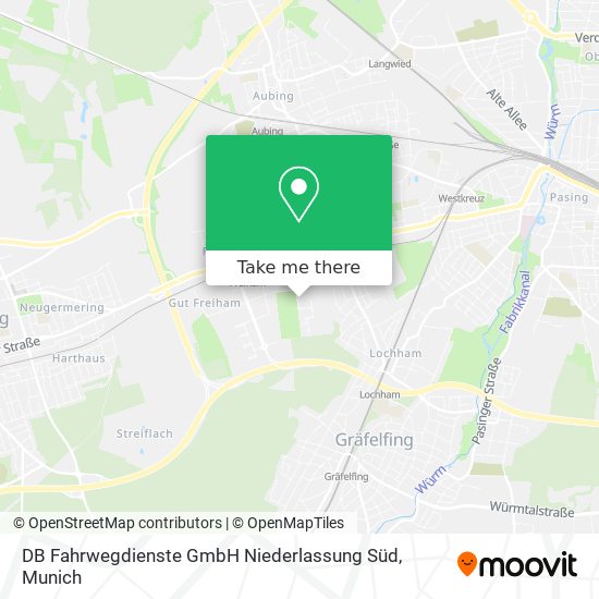DB Fahrwegdienste GmbH Niederlassung Süd map