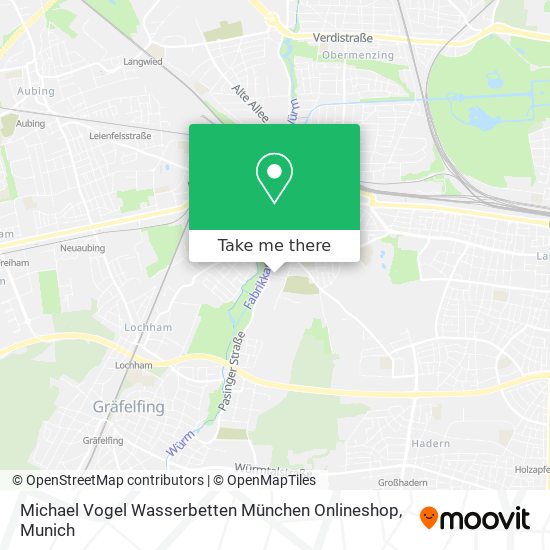 Michael Vogel Wasserbetten München Onlineshop map