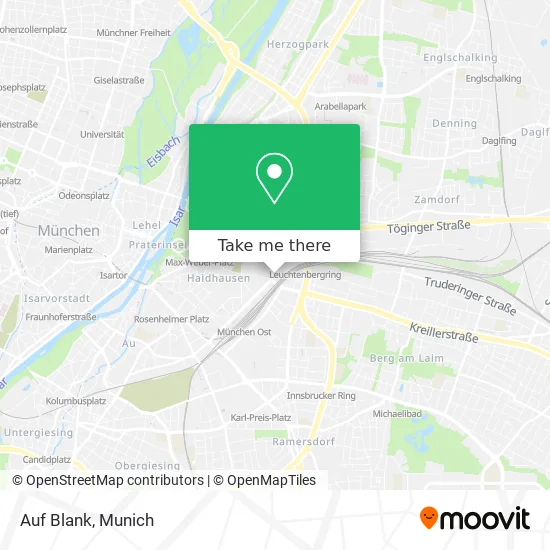 Карта Auf Blank