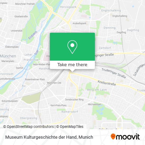 Museum Kulturgeschichte der Hand map