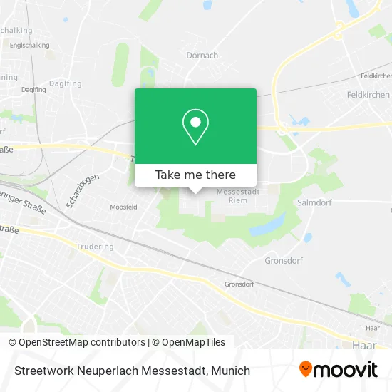 Карта Streetwork Neuperlach Messestadt