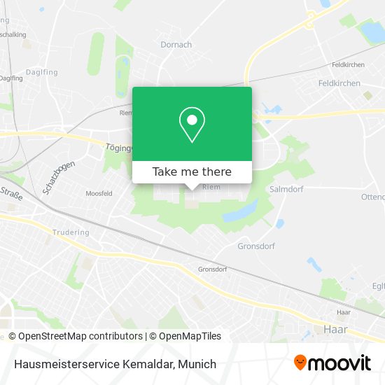 Hausmeisterservice Kemaldar map