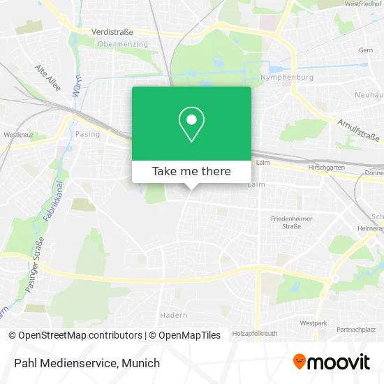 Карта Pahl Medienservice