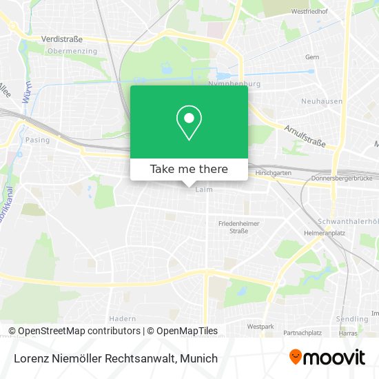 Lorenz Niemöller Rechtsanwalt map