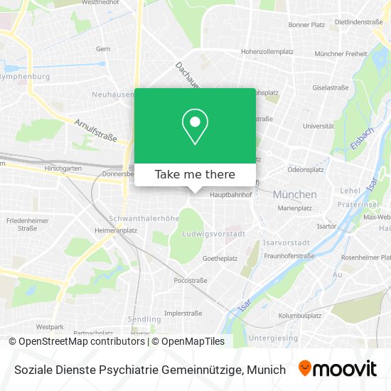 Soziale Dienste Psychiatrie Gemeinnützige map