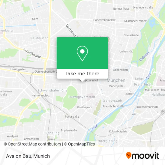Карта Avalon Bau
