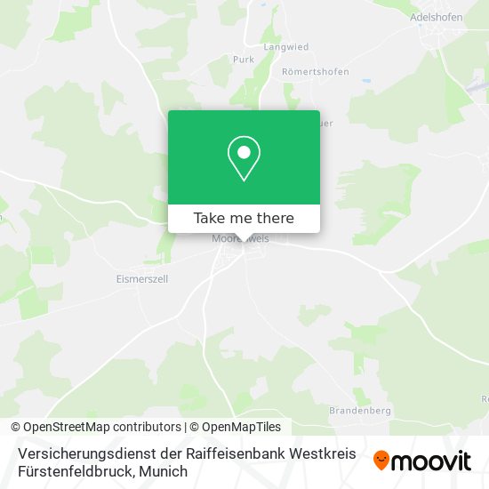 Versicherungsdienst der Raiffeisenbank Westkreis Fürstenfeldbruck map