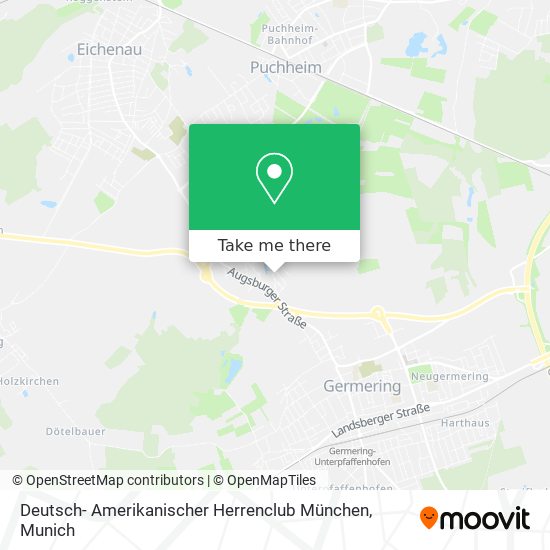 Deutsch- Amerikanischer Herrenclub München map