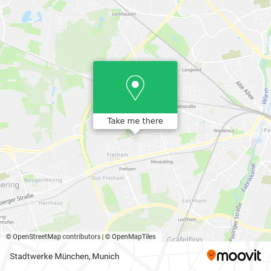 Карта Stadtwerke München