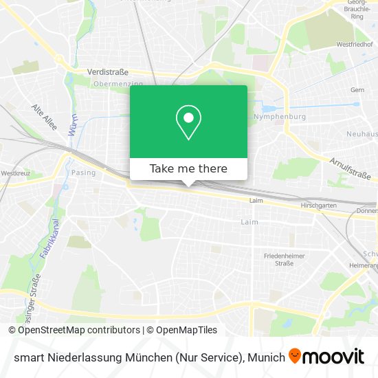 smart Niederlassung München (Nur Service) map