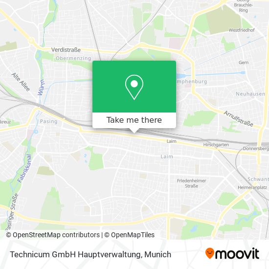 Карта Technicum GmbH Hauptverwaltung