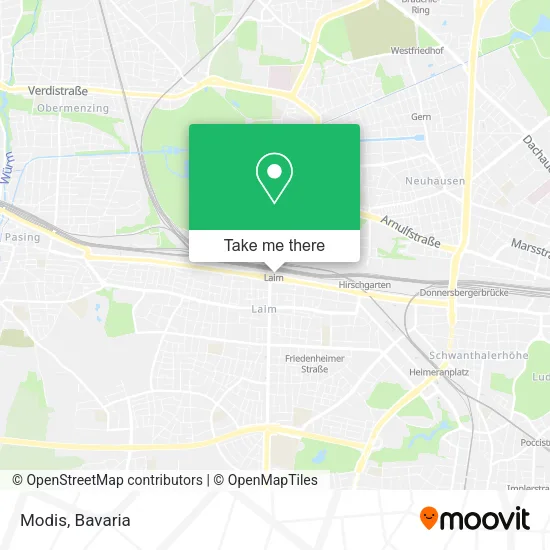 Карта Modis