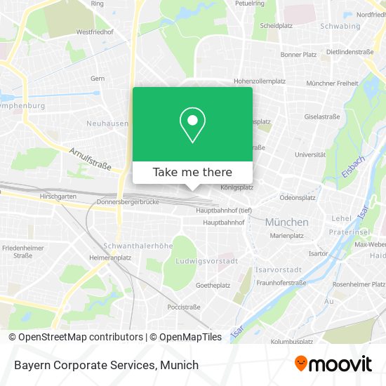 Bayern Corporate Services map