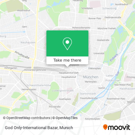 God Only-International Bazar map