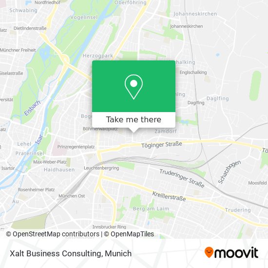 Xalt Business Consulting map