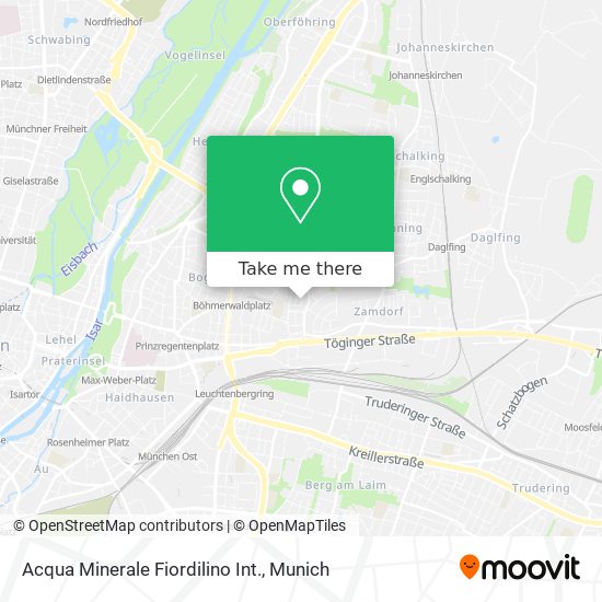 Acqua Minerale Fiordilino Int. map