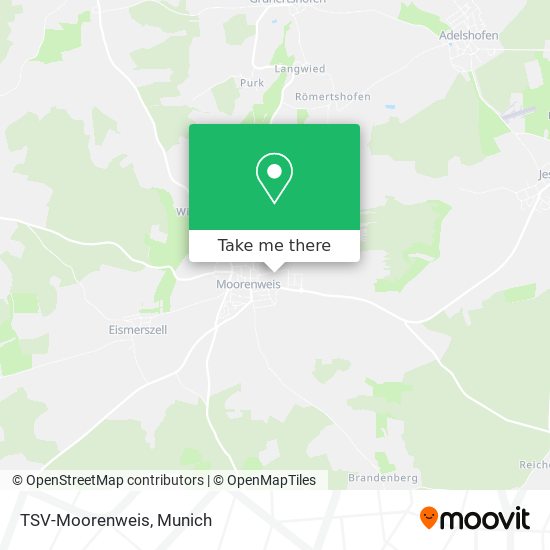 TSV-Moorenweis map