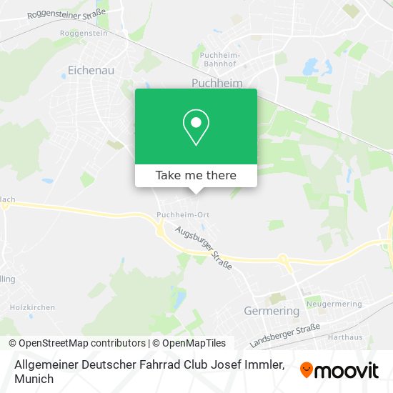 Allgemeiner Deutscher Fahrrad Club Josef Immler map