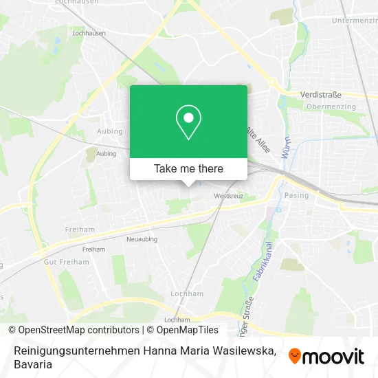 Карта Reinigungsunternehmen Hanna Maria Wasilewska