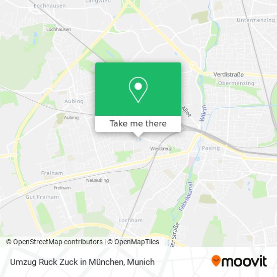 Umzug Ruck Zuck in München map