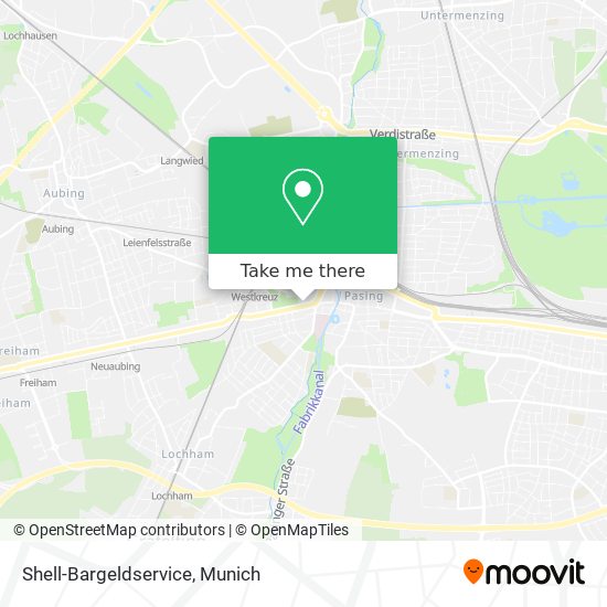 Shell-Bargeldservice map