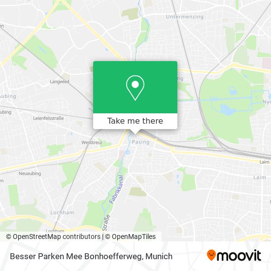 Besser Parken Mee Bonhoefferweg map