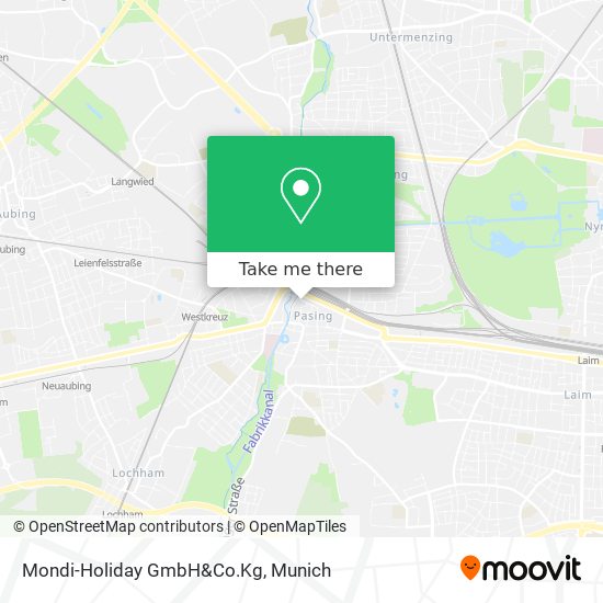Mondi-Holiday GmbH&Co.Kg map