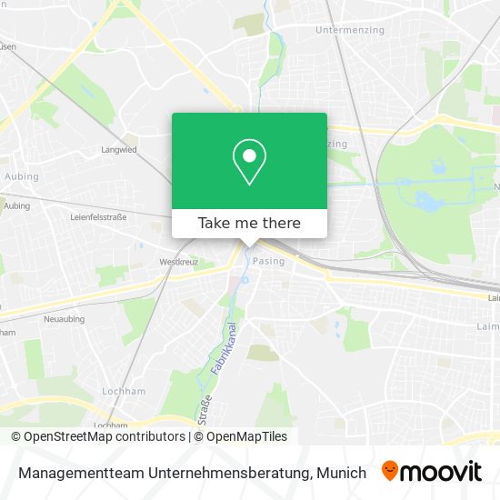 Managementteam Unternehmensberatung map