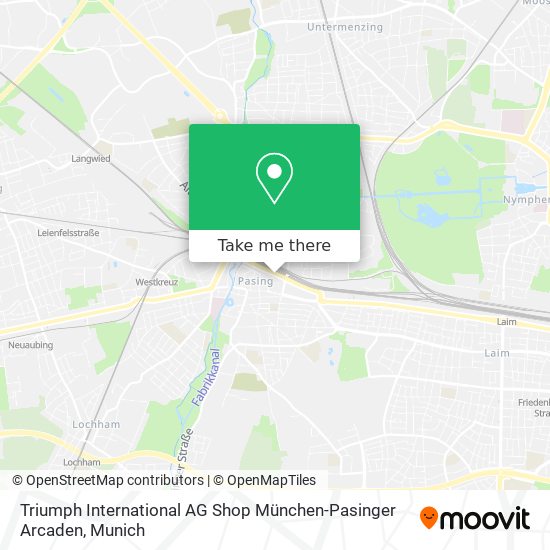 Triumph International AG Shop München-Pasinger Arcaden map