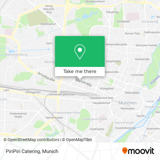 PiriPiri Catering map