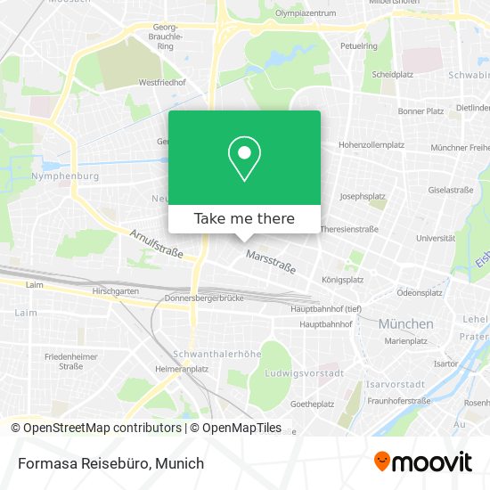 Formasa Reisebüro map