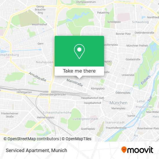 Serviced Apartment map