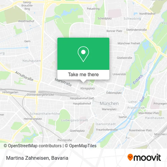 Карта Martina Zahneisen