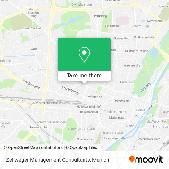 Карта Zellweger Management Consultants