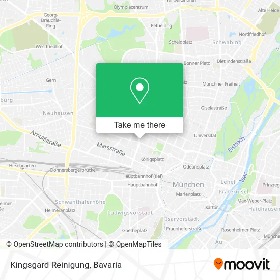 Карта Kingsgard Reinigung