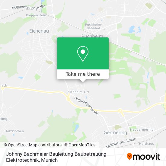 Johnny Bachmeier Bauleitung Baubetreuung Elektrotechnik map