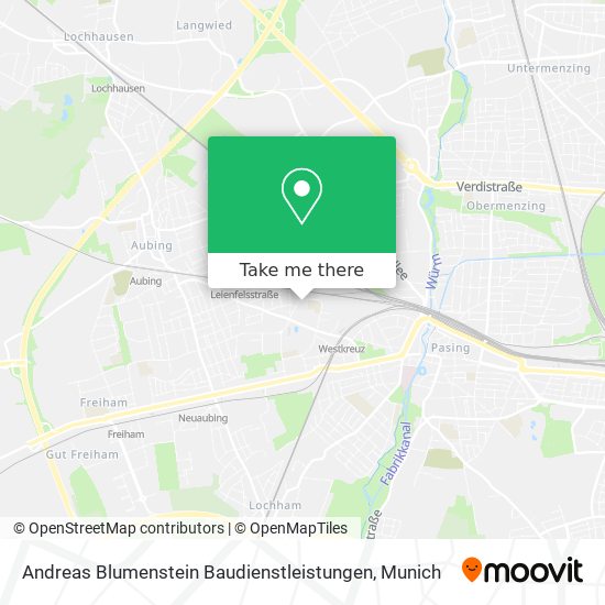 Andreas Blumenstein Baudienstleistungen map
