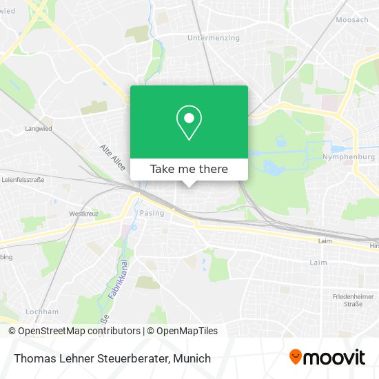 Thomas Lehner Steuerberater map