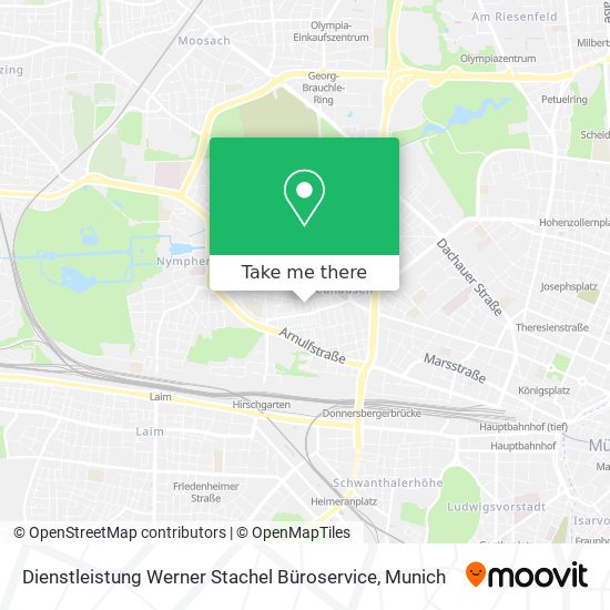 Dienstleistung Werner Stachel Büroservice map