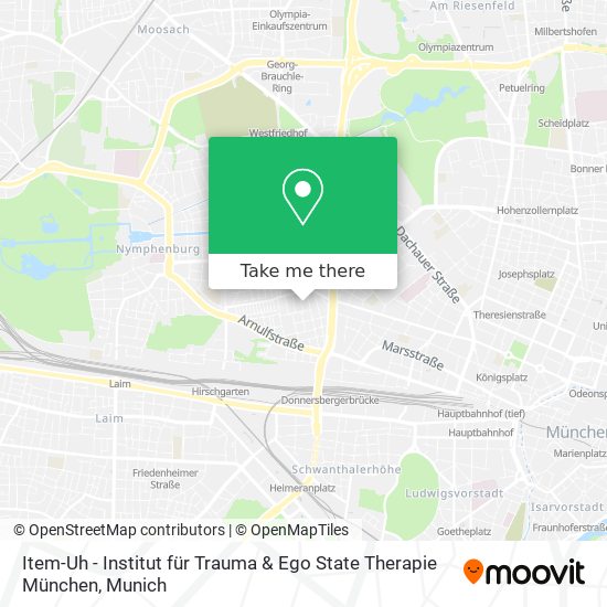 Карта Item-Uh - Institut für Trauma & Ego State Therapie München