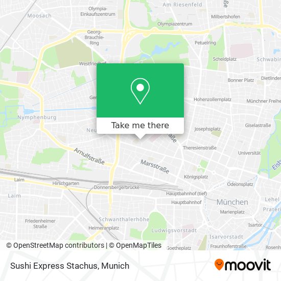 Sushi Express Stachus map