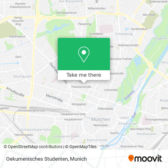 Oekumenisches Studenten map