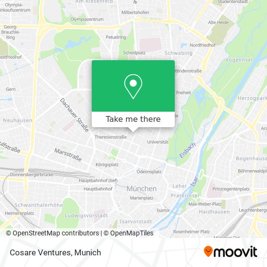 Cosare Ventures map