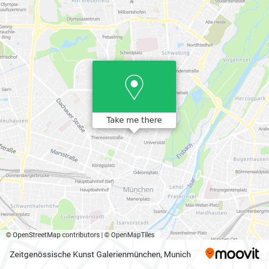 Zeitgenössische Kunst Galerienmünchen map