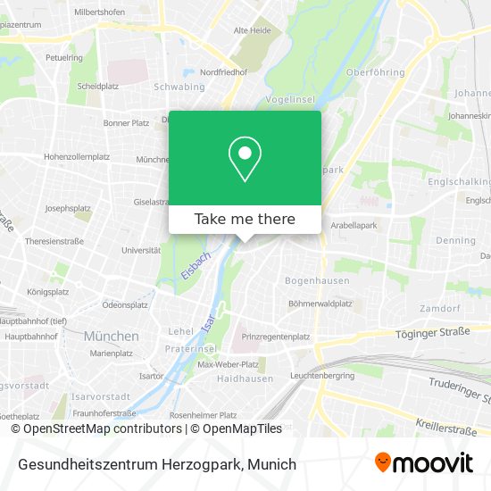Gesundheitszentrum Herzogpark map