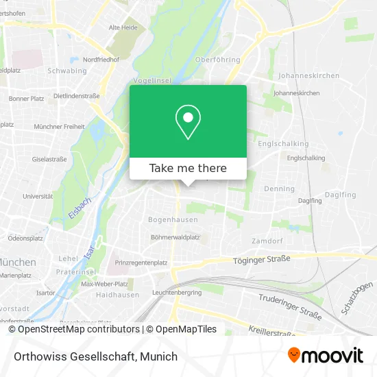 Карта Orthowiss Gesellschaft