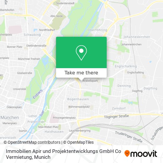 Immobilien Apir und Projektentwicklungs GmbH Co Vermietung map