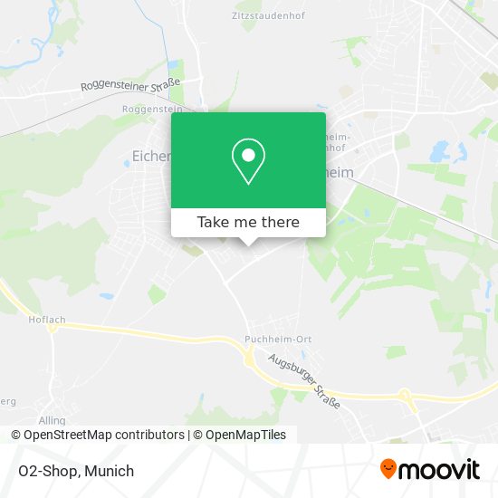 O2-Shop map