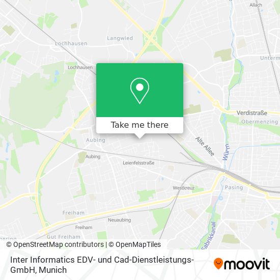 Inter Informatics EDV- und Cad-Dienstleistungs-GmbH map
